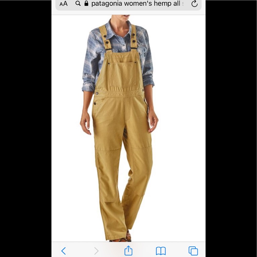 Patagonia all seasons hemp overall xs